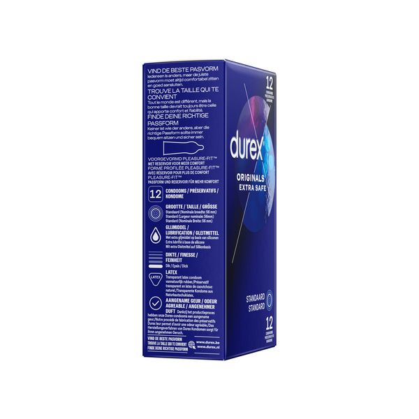 durex originals extra safe x12