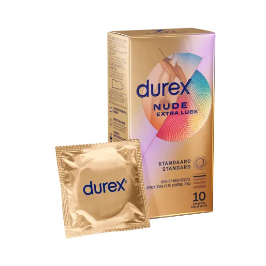 durex nude extra lube x10