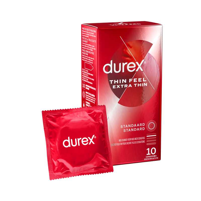 durex thin feel extra thin x10