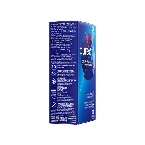 durex natural classic x10