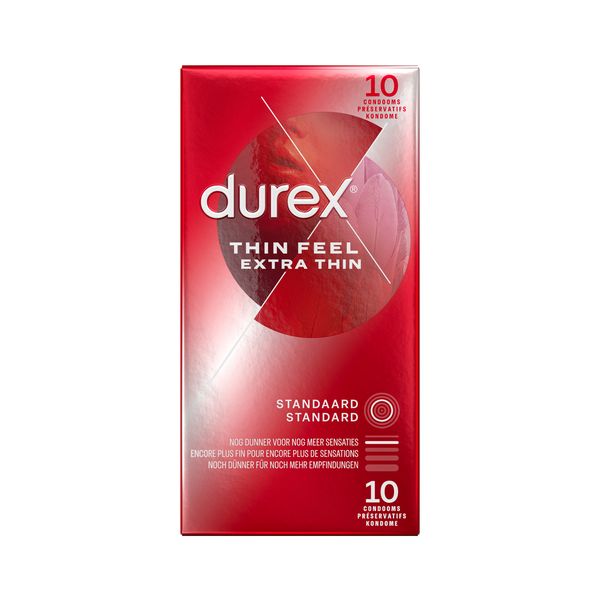 durex thin feel extra thin x10